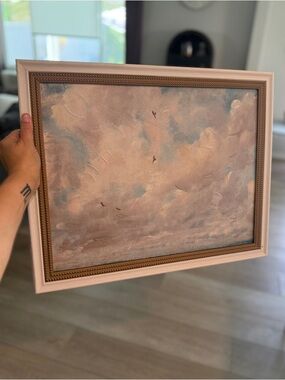 Beautiful by Drew Barrymore canvas art Cloud Study with Birds NEW